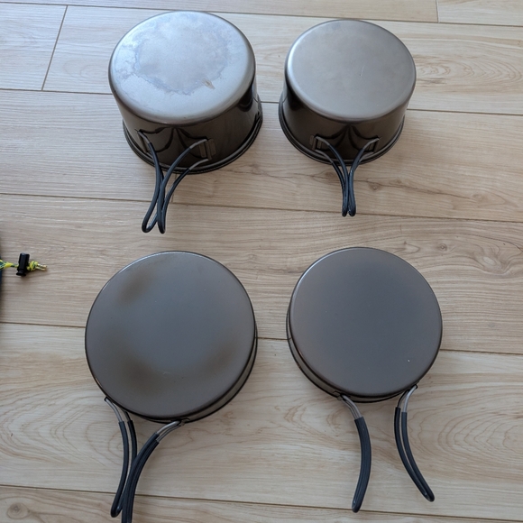 Evernew Titanium Camping Pot Set Of 4 - Picture 10 of 16